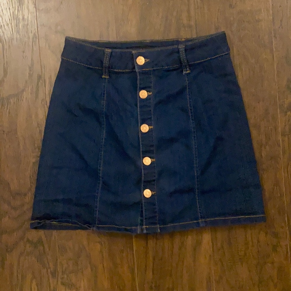 Celebrity Pink Aline Jean Mini Skirt